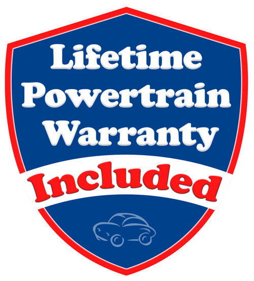 Lifetime Powertrain Warranty Included