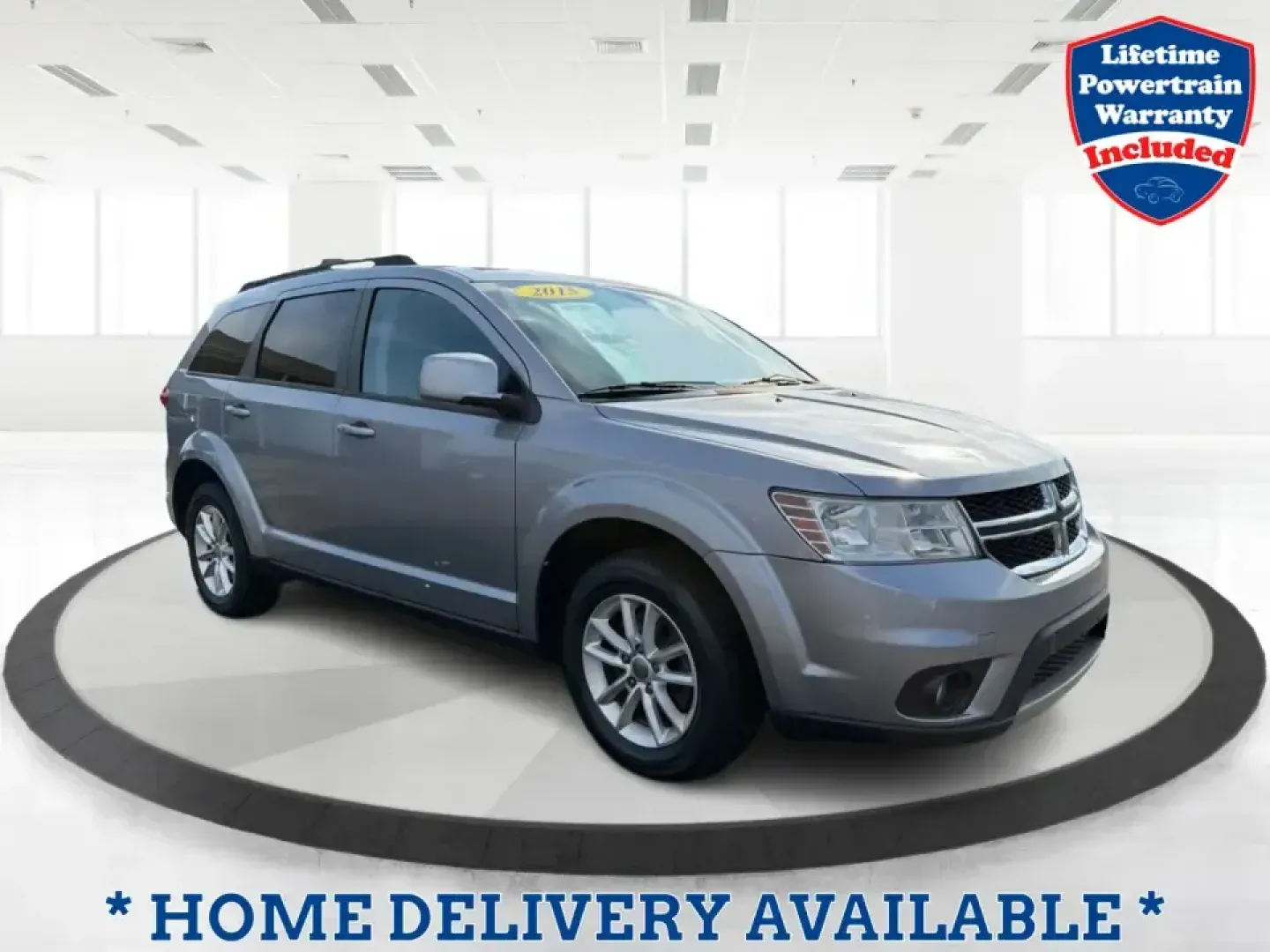 2015 Billet Silver Metallic CC Dodge Journey SXT (3C4PDCBG3FT) with an 3.6L V6 DOHC 24V engine, 6-Speed Automatic transmission, located at 1099 N County Rd 25A, Troy, OH, 45373, (937) 908-9800, 40.057079, -84.212883 - Pack up the kids, cue up a road-trip playlist, and point the GPS toward your next weekend getaway-this 2015 Dodge Journey SXT is the kind of roomy, comfortable SUV that fits real life in West Central Ohio. Whether you're commuting up I75, running errands along N County Rd 25A, or heading toward down- Photo#0