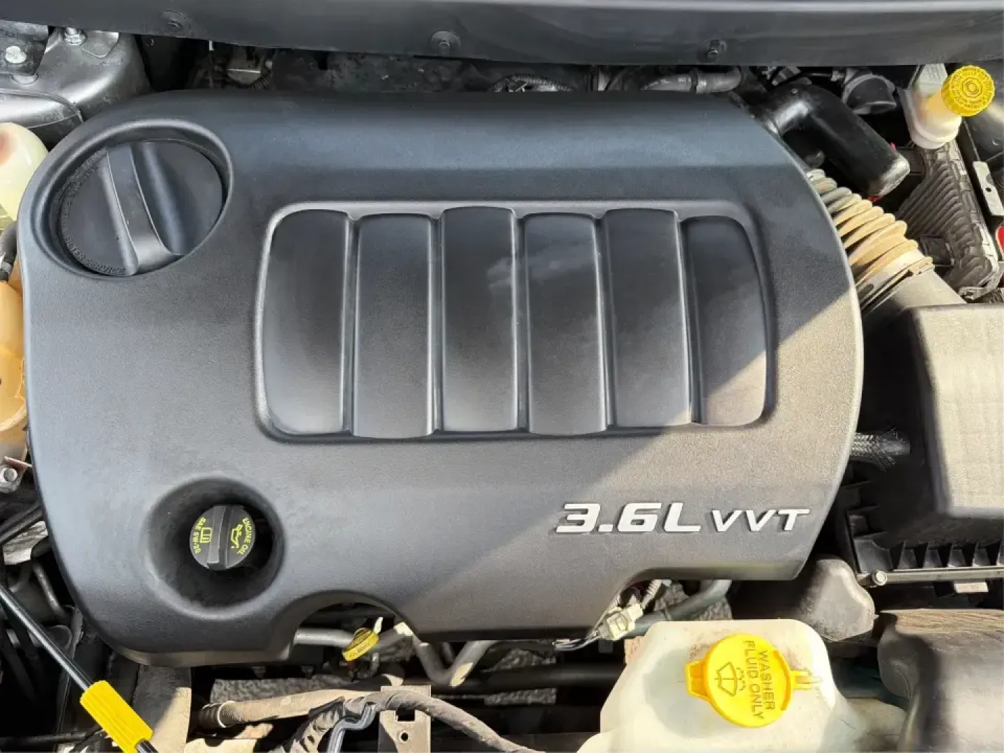 2015 Billet Silver Metallic CC Dodge Journey SXT (3C4PDCBG3FT) with an 3.6L V6 DOHC 24V engine, 6-Speed Automatic transmission, located at 1099 N County Rd 25A, Troy, OH, 45373, (937) 908-9800, 40.057079, -84.212883 - Pack up the kids, cue up a road-trip playlist, and point the GPS toward your next weekend getaway-this 2015 Dodge Journey SXT is the kind of roomy, comfortable SUV that fits real life in West Central Ohio. Whether you're commuting up I75, running errands along N County Rd 25A, or heading toward down- Photo#11