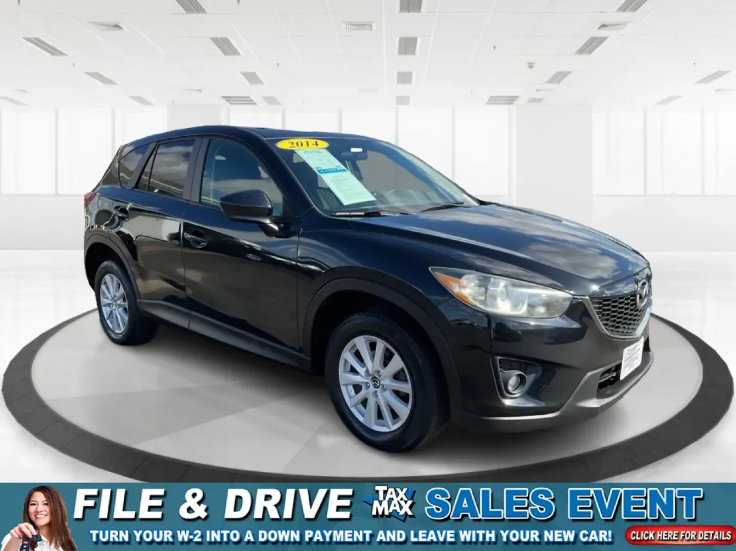 2014 Jet Black Mica Mazda CX-5 Touring AWD (JM3KE4CY2E0) with an 2.5L L4 DOHC 16V engine, 6-Speed Automatic transmission, located at 880 E. National Road, Vandalia, OH, 45377, (937) 908-9800, 39.891918, -84.183594 - **Explore the Open Road in the 2014 Mazda CX-5 Touring AWD from Advantage Car and Credit - Troy!**<br /> <br /> Are you ready to elevate your driving experience? Whether you're a growing family seeking a reliable SUV for weekend adventures, a commuter looking for comfort on long drives, or a budget- - Photo#0