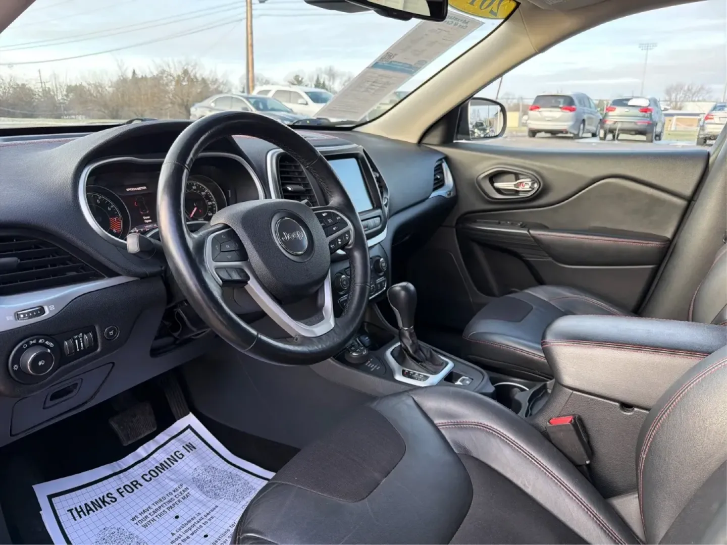 2014 Brilliant Black Crystal P Jeep Cherokee Trailhawk 4WD (1C4PJMBS4EW) with an 3.2L V6 DOHC 24V engine, 9-Speed Automatic transmission, located at 4508 South Dixie Dr, Moraine, OH, 45439, (937) 908-9800, 39.689976, -84.218452 - **Explore New Horizons with the 2014 Jeep Cherokee Trailhawk Your Adventure Awaits!**<br /> <br /> Looking for a vehicle that can keep up with your adventurous spirit while still being suitable for everyday life? Look no further than the 2014 Jeep Cherokee Trailhawk! This capable crossover SUV is p - Photo#9