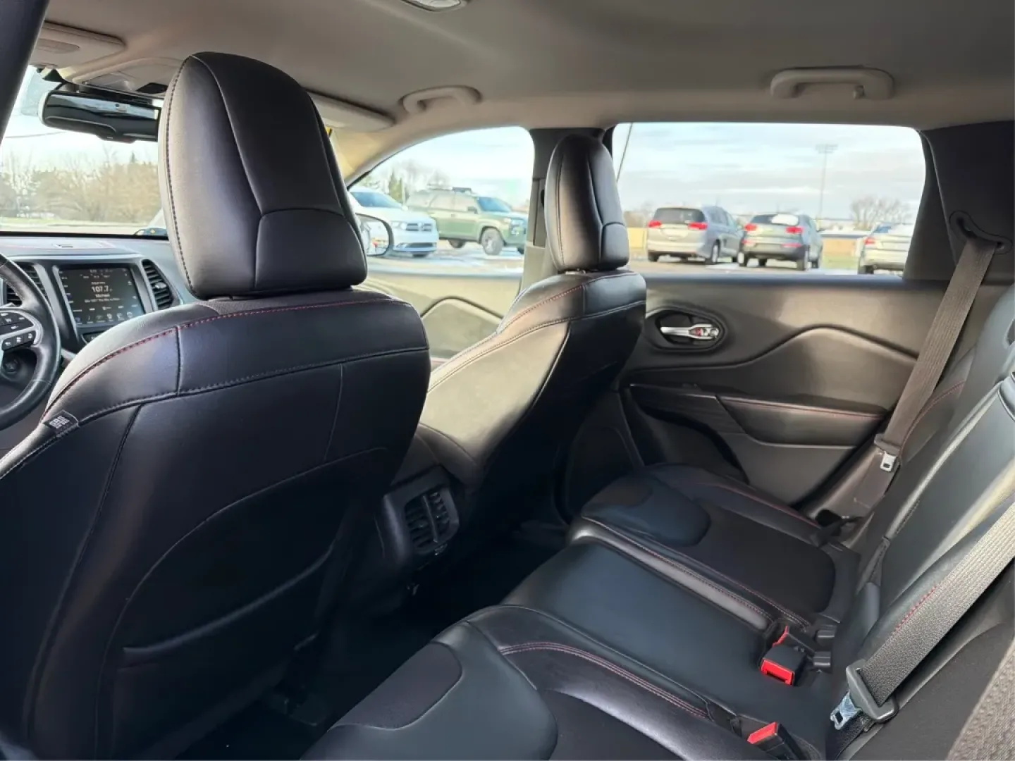 2014 Brilliant Black Crystal P Jeep Cherokee Trailhawk 4WD (1C4PJMBS4EW) with an 3.2L V6 DOHC 24V engine, 9-Speed Automatic transmission, located at 4508 South Dixie Dr, Moraine, OH, 45439, (937) 908-9800, 39.689976, -84.218452 - **Explore New Horizons with the 2014 Jeep Cherokee Trailhawk Your Adventure Awaits!**<br /> <br /> Looking for a vehicle that can keep up with your adventurous spirit while still being suitable for everyday life? Look no further than the 2014 Jeep Cherokee Trailhawk! This capable crossover SUV is p - Photo#10