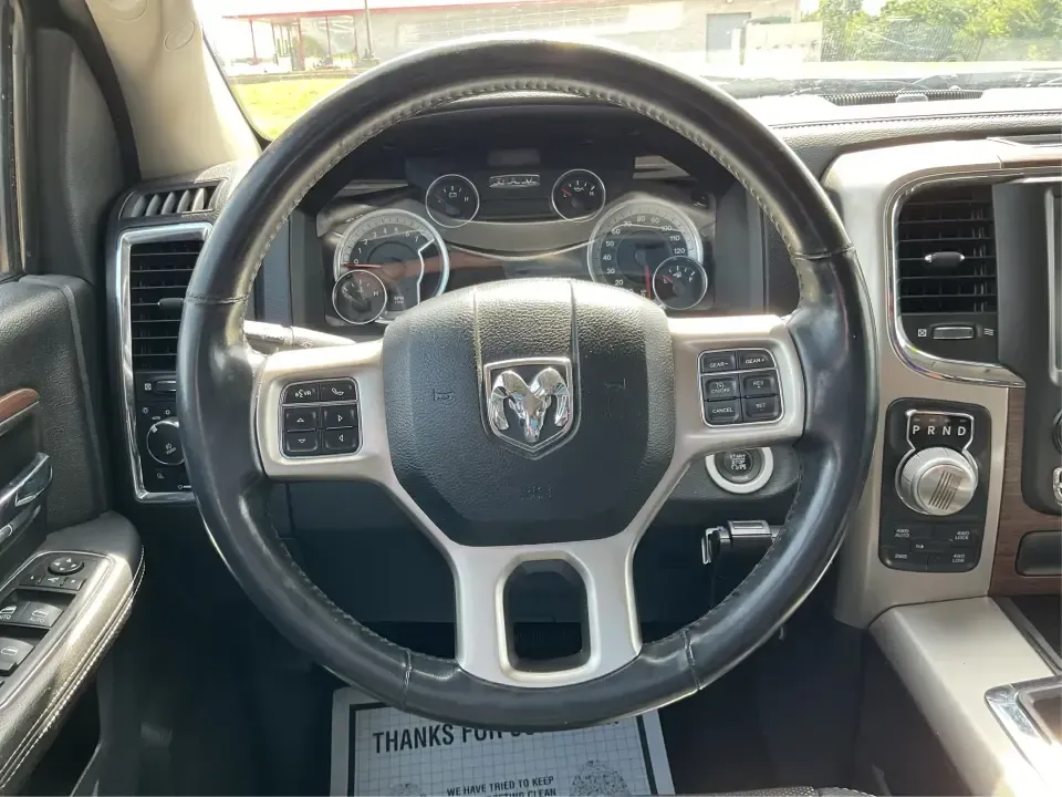 2015 Ram 1500 Laramie Crew Cab SWB 4WD (1C6RR7NT7FS) with an 5.7L V8 OHV 16V engine, 8-Speed Automatic transmission, located at 880 E. National Road, Vandalia, OH, 45377, (937) 908-9800, 39.891918, -84.183594 - **Unlock Your Weekend Adventures with the 2015 Ram 1500 Laramie Crew Cab 4WD at Jamestown Auto Sales!**<br /> <br /> Are you ready to elevate your lifestyle with a vehicle that combines power, comfort, and versatility? Look no further than this 2015 Ram 1500 Laramie Crew Cab SWB, the ultimate truck - Photo#16