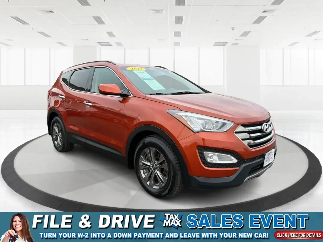 2013 Hyundai Santa Fe Sport 2.4 AWD (5XYZUDLB7DG) with an 2.4L L4 DOHC 16V engine, 6-Speed Automatic transmission, located at 401 Woodman Dr, Riverside, OH, 45431, (937) 908-9800, 39.760899, -84.123421 - **Experience the Freedom of Adventure with the 2013 Hyundai Santa Fe Sport AWD at Advantage Car and Credit - Riverside!**<br /> <br /> Are you ready to elevate your family's adventures or tackle your daily commutes with style and comfort? The 2013 Hyundai Santa Fe Sport 2.4 AWD is the perfect vehicl - Photo#0