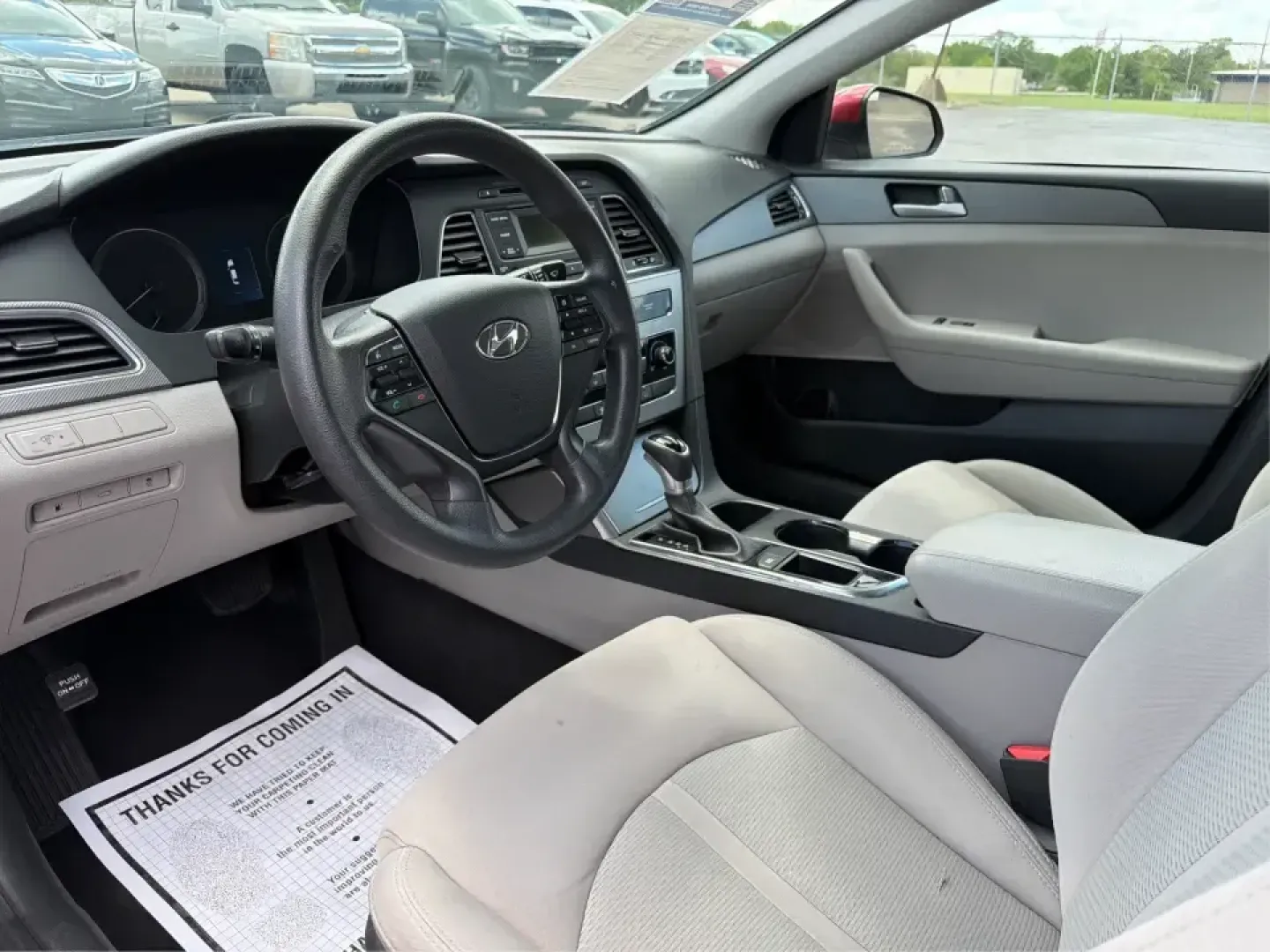 2017 Hyundai Sonata SE (5NPE24AF8HH) with an 2.4L L4 DOHC 16V engine, 7-Speed Automatic transmission, located at 1951 S Dayton Lakeview Rd., New Carlisle, OH, 45344, (937) 908-9800, 39.890999, -84.050255 - Ready for a dependable commuter that still looks sharp pulling into work, school pickup, or a weekend dinner in town? This Scarlet Red 2017 Hyundai Sonata SE is a practical, comfortable sedan that fits real-life schedules in Piqua, Ohio-whether you're cruising up N County Rd 25A, heading toward I75 - Photo#9