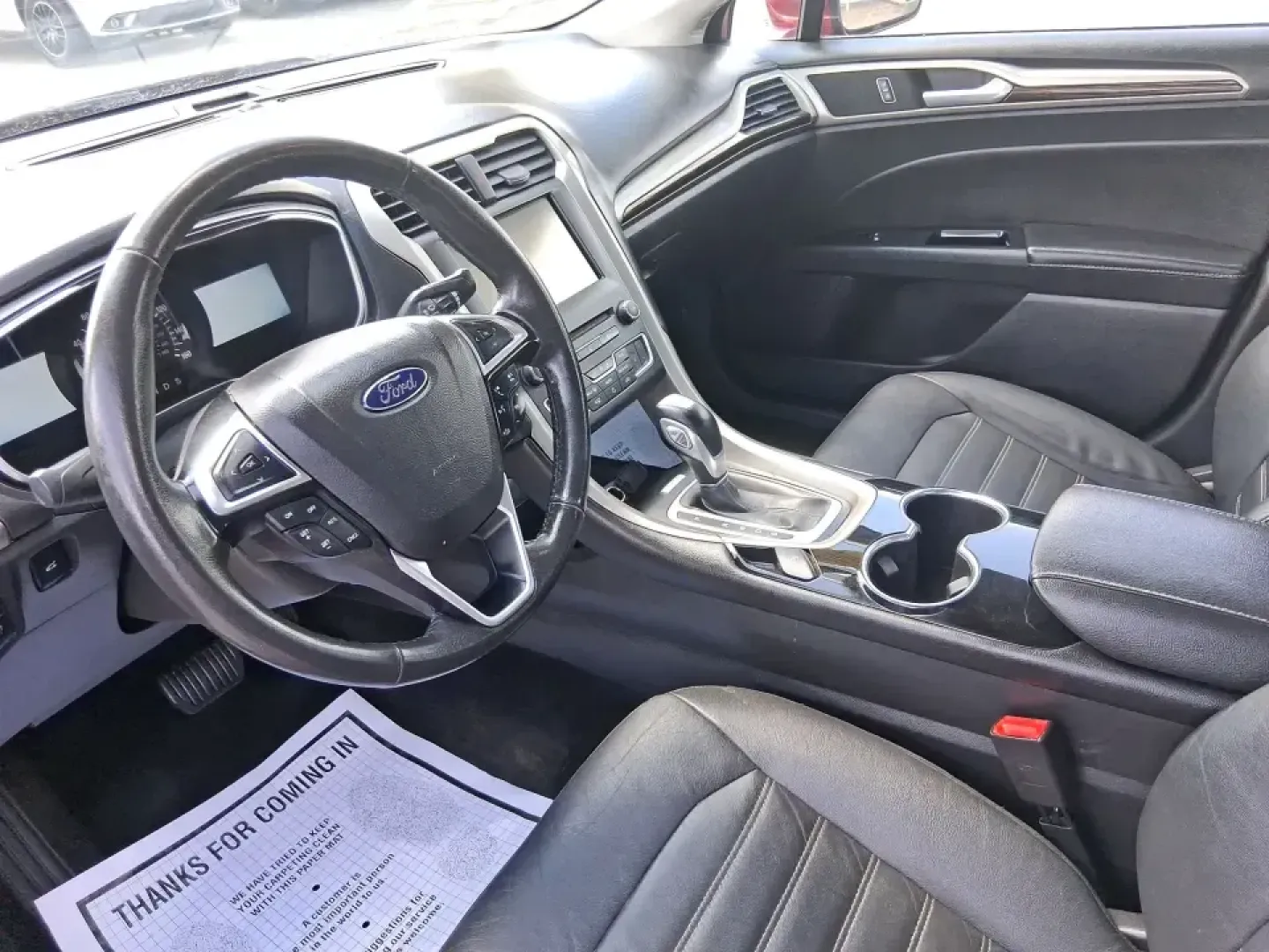 2016 Ford Fusion SE (3FA6P0HD7GR) with an 1.5L L4 DOHC 16V engine, 6-Speed Automatic transmission, located at 1099 N County Rd 25A, Troy, OH, 45373, (937) 908-9800, 40.057079, -84.212883 - Experience the perfect blend of style, comfort, and reliability with this 2016 Ford Fusion SE, available now at Advantage Car and Credit in Fairborn, OH. Whether you're a commuter navigating the busy streets of downtown Fairborn or a growing family looking for a dependable vehicle for your weekend a - Photo#9