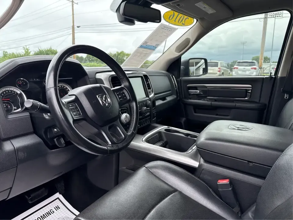 2016 Ram 1500 Sport (1C6RR7MT2GS) with an 5.7L V8 OHV 16V engine, 6A transmission, located at 4508 South Dixie Dr, Moraine, OH, 45439, (937) 908-9800, 39.689976, -84.218452 - **Unleash Your Adventurous Spirit with the 2016 Ram 1500 Sport!**<br /> <br /> Are you ready to elevate your driving experience? Whether you're navigating the daily grind of your commute, transporting the kids to soccer practice, or gearing up for a weekend adventure, the 2016 Ram 1500 Sport is desi - Photo#9