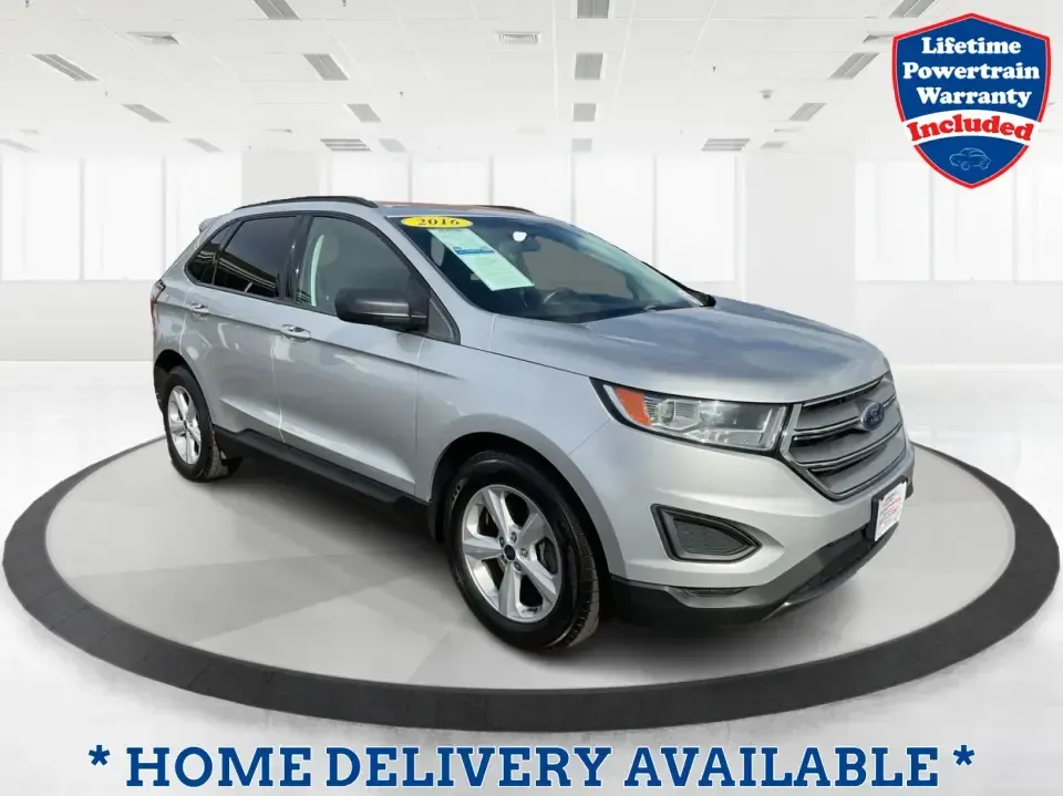 2016 Ford Edge SE (2FMPK4G9XGB) with an EcoBoost 2L I-4 gasoline direct injection engine, 6A transmission, located at 1230 East Main St, Xenia, OH, 45385, (937) 908-9800, 39.688026, -83.910172 - Rev up your lifestyle with the perfect blend of style, comfort, and utility that the 2016 Ford Edge SE offers! If you're looking for a reliable SUV that seamlessly fits into your busy life-whether it's taking the kids to school, embarking on family adventures, or handling your daily commute-this veh - Photo#0