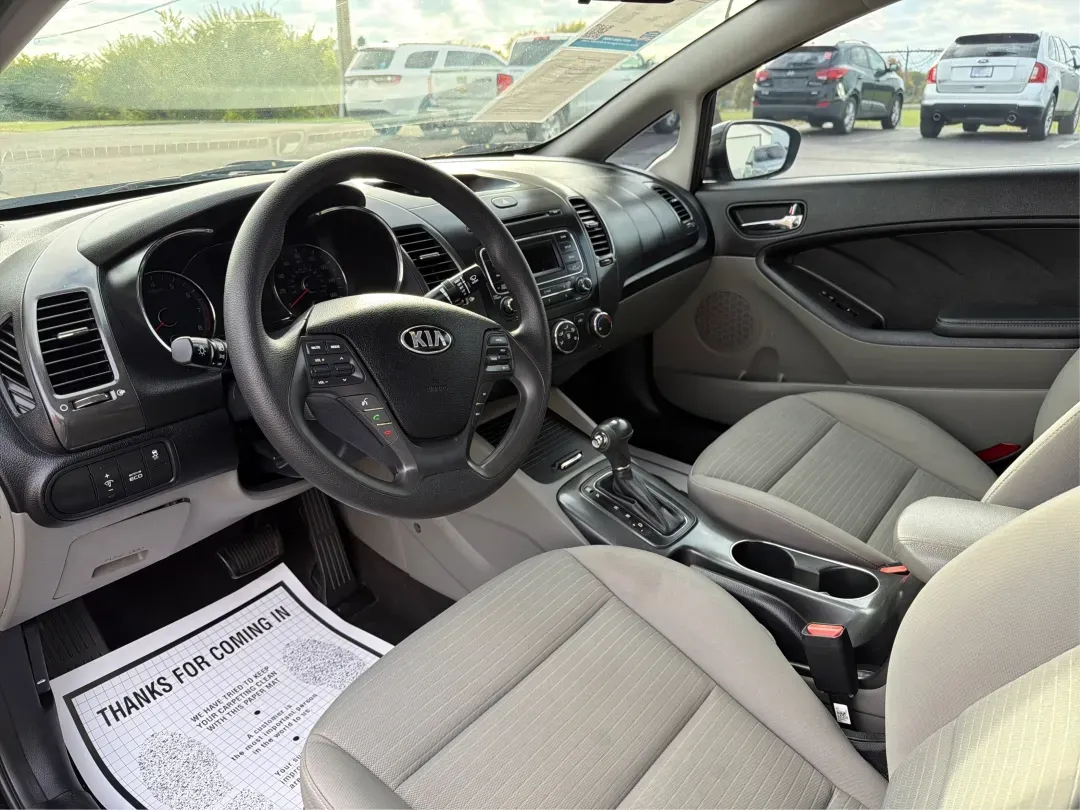 2015 Kia Forte LX (KNAFX4A67F5) with an 1.8L I-4 DOHC engine, located at 8750 N County Rd 25A, Piqua, OH, 45356, (937) 908-9800, 40.164391, -84.232513 - 2015 Kia Forte LX - Photo#9