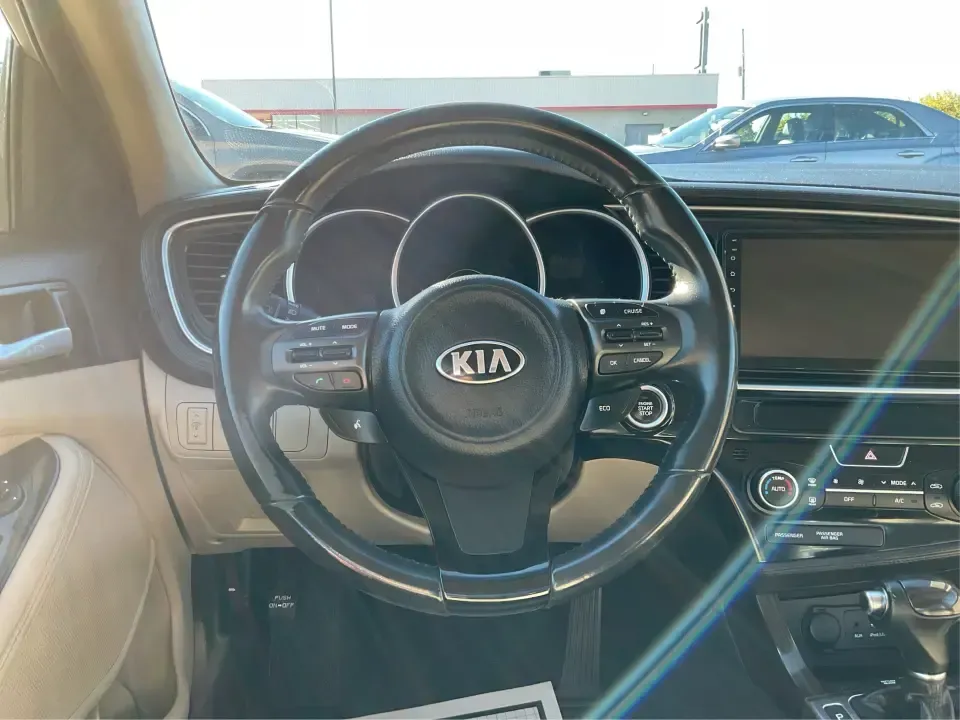 2015 Kia Optima EX (5XXGN4A74FG) with an Theta II 2.4L I-4 gasoline direct injection engine, 6-Speed Automatic transmission, located at 4508 South Dixie Dr, Moraine, OH, 45439, (937) 908-9800, 39.689976, -84.218452 - Experience the perfect blend of style, comfort, and reliability with this 2015 Kia Optima EX at Advantage Car and Credit in Xenia, OH. Whether you're embarking on daily commutes, family road trips, or simply looking for a trusty companion for your adventures, this vehicle is designed to meet your di - Photo#16