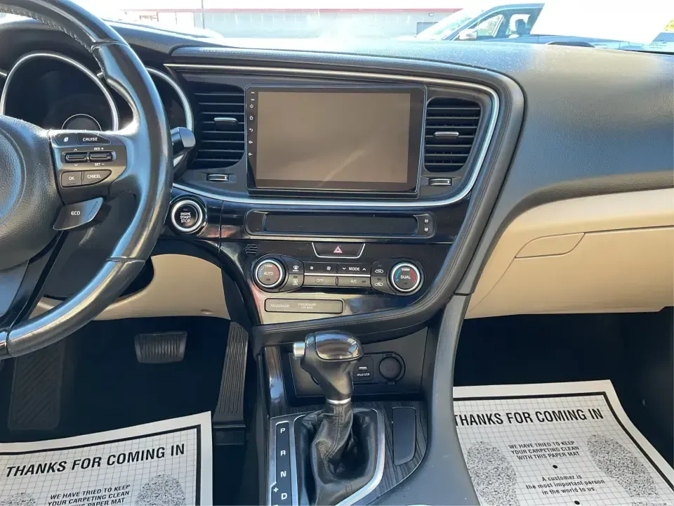 2015 Kia Optima EX (5XXGN4A74FG) with an Theta II 2.4L I-4 gasoline direct injection engine, 6-Speed Automatic transmission, located at 1099 N County Rd 25A, Troy, OH, 45373, (937) 908-9800, 40.057079, -84.212883 - Experience the perfect blend of style, comfort, and reliability with this 2015 Kia Optima EX at Advantage Car and Credit in Xenia, OH. Whether you're embarking on daily commutes, family road trips, or simply looking for a trusty companion for your adventures, this vehicle is designed to meet your di - Photo#13