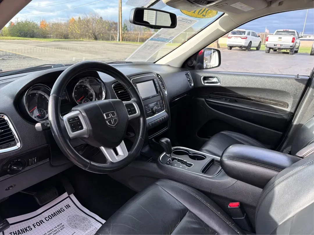 2013 Dodge Durango Crew (1C4RDJDG4DC) with an Other engine, located at 401 Woodman Dr, Riverside, OH, 45431, (937) 908-9800, 39.760899, -84.123421 - Are you ready to elevate your family adventures or tackle your daily commute with unparalleled ease? Look no further than this stunning 2013 Dodge Durango Crew, now available at Advantage Car and Credit in New Carlisle, OH. Perfect for growing families and those who love weekend getaways, this SUV n - Photo#9