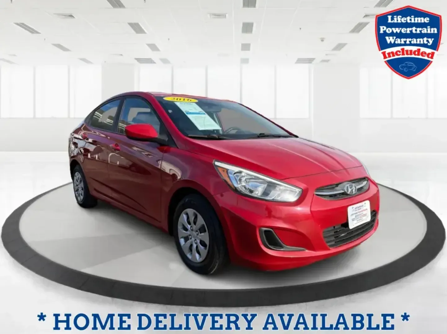 2016 Hyundai Accent SE 4-Door 6A (KMHCT4AE7GU) with an 1.6L L4 DOHC 16V engine, 6A transmission, located at 880 E. National Road, Vandalia, OH, 45377, (937) 908-9800, 39.891918, -84.183594 - Need a smart, budget-friendly commuter that still feels comfortable for everyday life around Vandalia and the Dayton area? This **2016 Hyundai Accent SE** in **Boston Red Metallic** is a practical sedan for busy schedules-perfect for the daily run up **I75**, quick errands along **E. National Road** - Photo#0