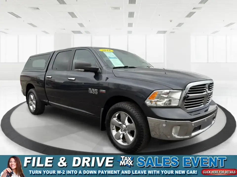 2016 Ram 1500 Big Horn (1C6RR7TTXGS) with an 5.7L V8 OHV 16V engine, 6A transmission, located at 8750 N County Rd 25A, Piqua, OH, 45356, (937) 908-9800, 40.164391, -84.232513 - **Elevate Your Adventures with the 2016 Ram 1500 Big Horn - Perfect for Any Lifestyle!**<br /> <br /> Are you ready to transform your daily commute or weekend outings? The 2016 Ram 1500 Big Horn is not just a truck; it's a lifestyle enhancer that brings both comfort and capability together seamlessl - Photo#0