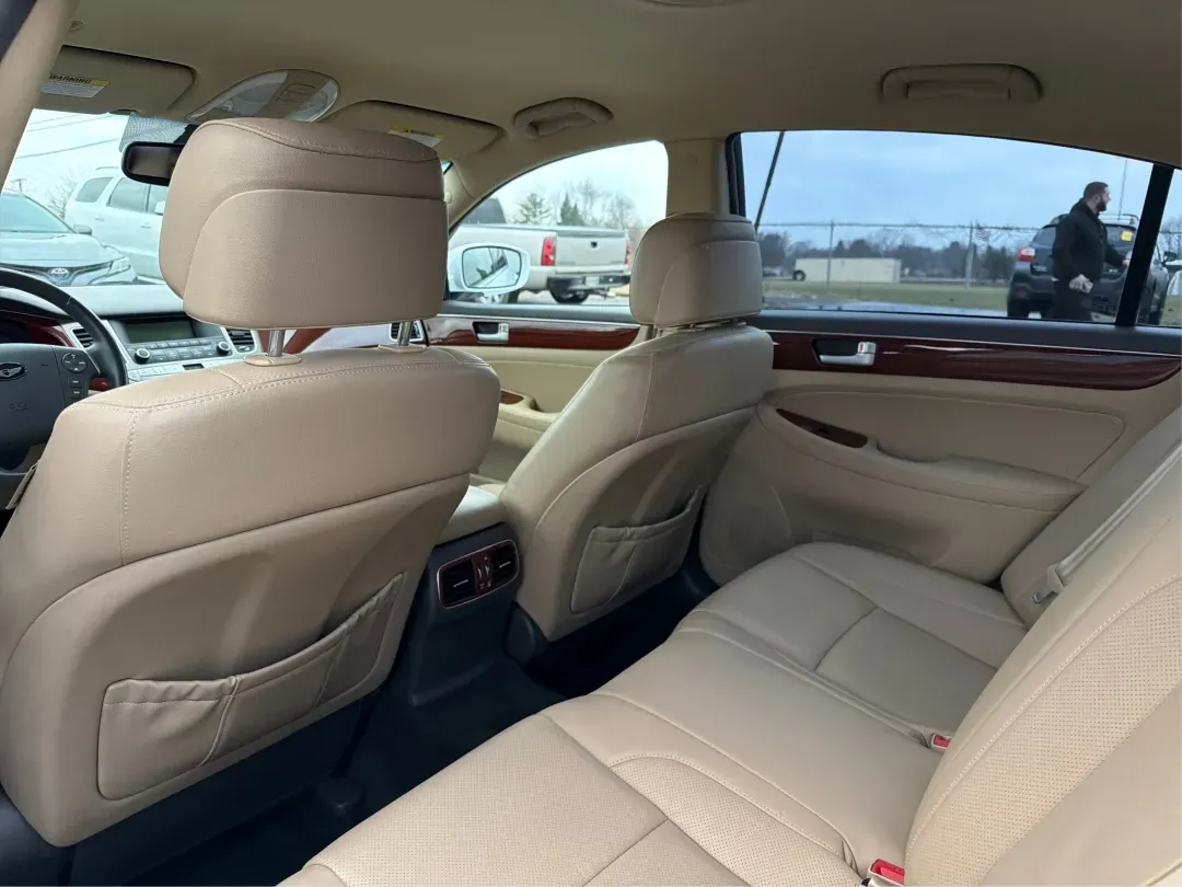 2014 Hyundai Genesis 3.8 (KMHGC4DD8EU) with an 3.8L V-6 gasoline direct injection engine, located at 8750 N County Rd 25A, Piqua, OH, 45356, (937) 908-9800, 40.164391, -84.232513 - Elevate your lifestyle with the perfect blend of luxury and reliability! Introducing the stunning 2014 Hyundai Genesis 3.8, a sedan that effortlessly merges comfort with performance. This vehicle is ideal for those who seek a refined driving experience, whether you're commuting to work, picking up t - Photo#10