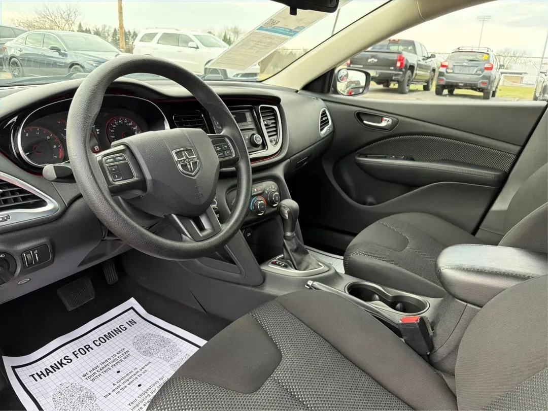 2016 Dodge Dart SXT Sport (1C3CDFFA1GD) with an MultiAir 2L I-4 DOHC engine, located at 1184 Kauffman Ave, Fairborn, OH, 45324, (937) 908-9800, 39.807072, -84.030914 - **Experience the Thrill of the Road with the 2016 Dodge Dart SXT Sport - Your Perfect Commuter Sedan!**<br /> <br /> At Advantage Car and Credit in Fairborn, OH, we understand that finding the right vehicle is about more than just getting from point A to B-it's about embracing your lifestyle. Whethe - Photo#9