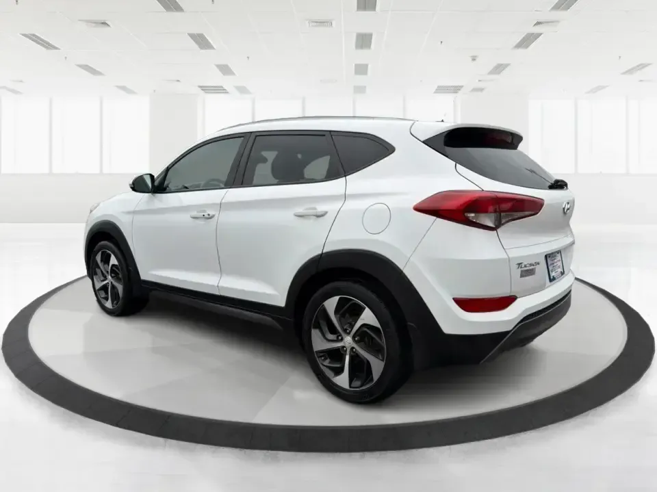 2016 Hyundai Tucson Sport (KM8J3CA26GU) with an 1.6L I-4 gasoline direct injection engine, 7A transmission, located at 1230 East Main St, Xenia, OH, 45385, (937) 908-9800, 39.688026, -83.910172 - Discover a world of adventure with the 2016 Hyundai Tucson Sport, the perfect SUV for active families and weekend explorers alike! With its stylish Dazzling White exterior and spacious interior, this vehicle is designed for those who crave both comfort and versatility. Whether you're navigating thro - Photo#4