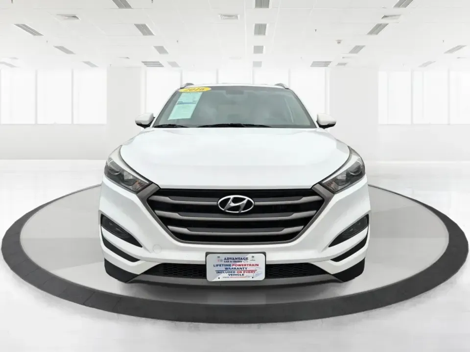 2016 Hyundai Tucson Sport (KM8J3CA26GU) with an 1.6L I-4 gasoline direct injection engine, 7A transmission, located at 1230 East Main St, Xenia, OH, 45385, (937) 908-9800, 39.688026, -83.910172 - Discover a world of adventure with the 2016 Hyundai Tucson Sport, the perfect SUV for active families and weekend explorers alike! With its stylish Dazzling White exterior and spacious interior, this vehicle is designed for those who crave both comfort and versatility. Whether you're navigating thro - Photo#7