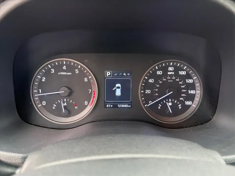 2016 Hyundai Tucson Sport (KM8J3CA26GU) with an 1.6L I-4 gasoline direct injection engine, 7A transmission, located at 1230 East Main St, Xenia, OH, 45385, (937) 908-9800, 39.688026, -83.910172 - Discover a world of adventure with the 2016 Hyundai Tucson Sport, the perfect SUV for active families and weekend explorers alike! With its stylish Dazzling White exterior and spacious interior, this vehicle is designed for those who crave both comfort and versatility. Whether you're navigating thro - Photo#15