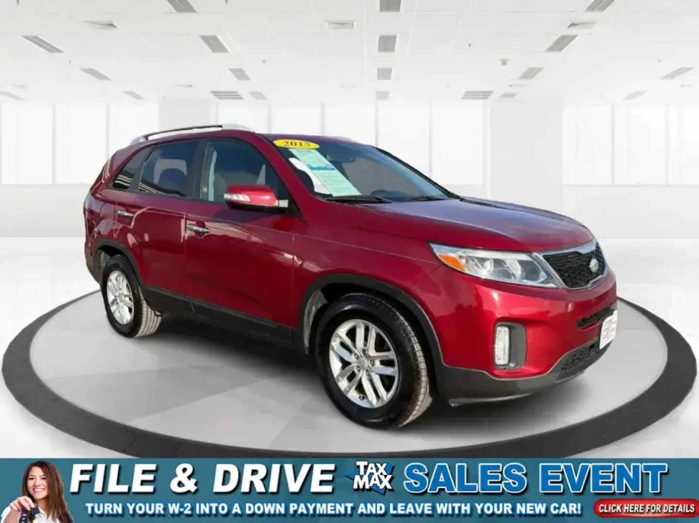 2015 Kia Sorento LX (5XYKT4A61FG) with an 2.4L I-4 gasoline direct injection engine, 6-Speed Automatic transmission, located at 401 Woodman Dr, Riverside, OH, 45431, (937) 908-9800, 39.760899, -84.123421 - **Experience Adventure with the 2015 Kia Sorento at Advantage Car and Credit - Riverside!**<br /> <br /> Are you ready to elevate your family's weekend getaways or daily commutes? Look no further than this stunning 2015 Kia Sorento LX, available at Advantage Car and Credit in Riverside, OH. This ver - Photo#0