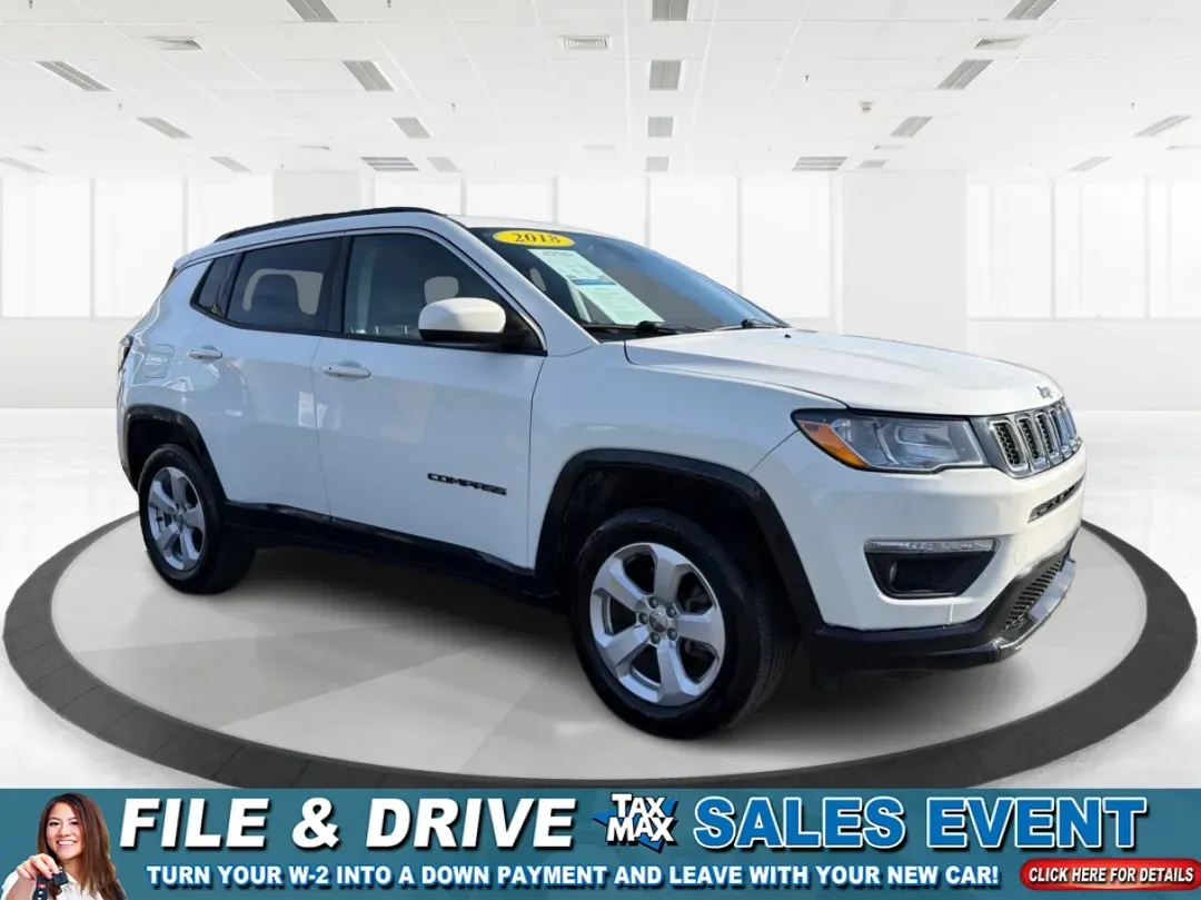 2018 Jeep Compass Latitude 4x4 (3C4NJDBB4JT) with an Other engine, located at 1184 Kauffman Ave, Fairborn, OH, 45324, (937) 908-9800, 39.807072, -84.030914 - Discover the perfect blend of style, reliability, and adventure with the 2018 Jeep Compass Latitude 4x4, now available at Advantage Car and Credit in Fairborn, OH. This rugged yet refined SUV is ideal for weekend warriors and growing families alike, offering the versatility you need for both daily c - Photo#0