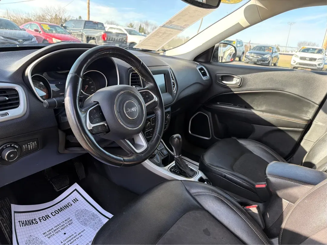 2018 Jeep Compass Latitude 4x4 (3C4NJDBB4JT) with an Other engine, located at 1184 Kauffman Ave, Fairborn, OH, 45324, (937) 908-9800, 39.807072, -84.030914 - Discover the perfect blend of style, reliability, and adventure with the 2018 Jeep Compass Latitude 4x4, now available at Advantage Car and Credit in Fairborn, OH. This rugged yet refined SUV is ideal for weekend warriors and growing families alike, offering the versatility you need for both daily c - Photo#9