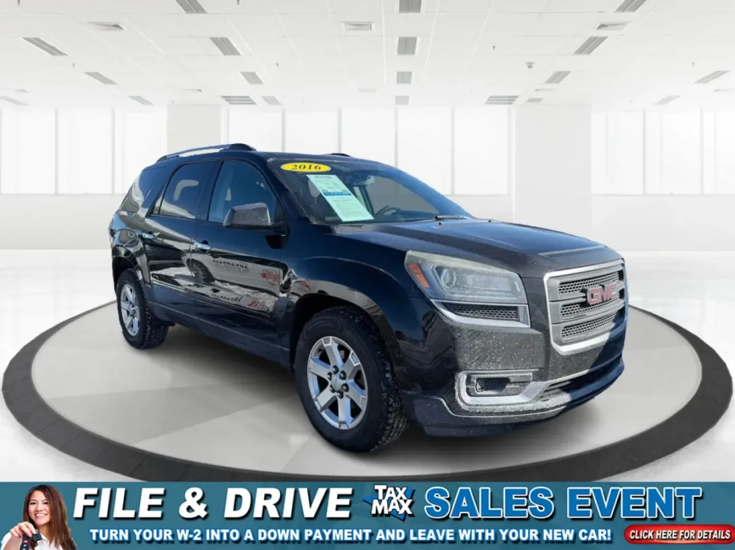 2016 GMC Acadia SLE-1 (1GKKVNED4GJ) with an 3.6L V-6 gasoline direct injection engine, 6A transmission, located at 1099 N County Rd 25A, Troy, OH, 45373, (937) 908-9800, 40.057079, -84.212883 - **Adventure Awaits with the 2016 GMC Acadia at Advantage Car and Credit - Troy!**<br /> <br /> When it comes to family outings or weekend getaways, the 2016 GMC Acadia is your perfect travel companion. Designed for those who crave the ideal blend of comfort, space, and versatility, this SUV is just - Photo#0