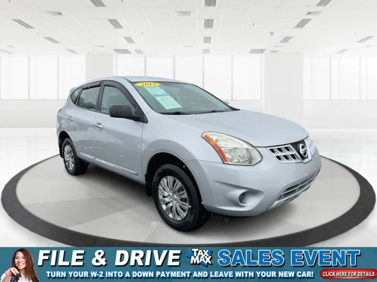 2013 Nissan Rogue S (JN8AS5MV9DW) with an 2.5L I-4 DOHC engine, Continuously Variable Transmission transmission, located at 880 E. National Road, Vandalia, OH, 45377, (937) 908-9800, 39.891918, -84.183594 - Need an SUV that can handle Ohio weather, fit real life, and still stay easy on the budget? This **2013 Nissan Rogue S AWD** is a smart pick for commuters heading up I75, parents juggling school drop-offs, and weekend explorers who like a little extra traction when the roads get slick. Finished in * - Photo#0