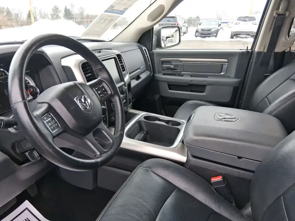 2016 Ram 1500 Big Horn (3C6RR7LT8GG) with an 5.7L V8 OHV 16V engine, 6A transmission, located at 1230 East Main St, Xenia, OH, 45385, (937) 908-9800, 39.688026, -83.910172 - Picture your next Saturday: you've got the boat hitched up, the cooler packed, and the whole crew riding comfortably to Caesar Creek-then Monday morning it's back to the commute with confidence in any Ohio weather. This 2016 Ram 1500 Big Horn Crew Cab 4WD is built for real life in Moraine: hauling, - Photo#9