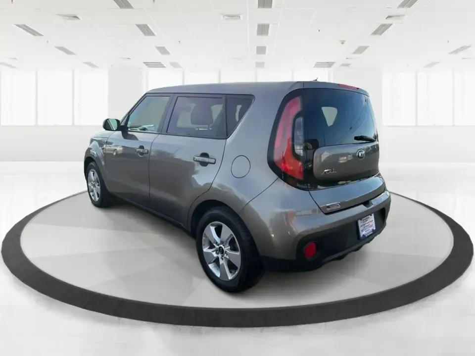 2018 Kia Soul Base (KNDJN2A22J7) with an 1.6L L4 DOHC 16V engine, 6M transmission, located at 880 E. National Road, Vandalia, OH, 45377, (937) 908-9800, 39.891918, -84.183594 - Need a practical daily driver that can handle the school run, the work commute, and spontaneous weekend trips without draining your budget? This 2018 Kia Soul Base in sleek Gray is the kind of easy-to-live-with hatchback that fits real life in Fairborn-roomy for friends or family, simple to park dow - Photo#4