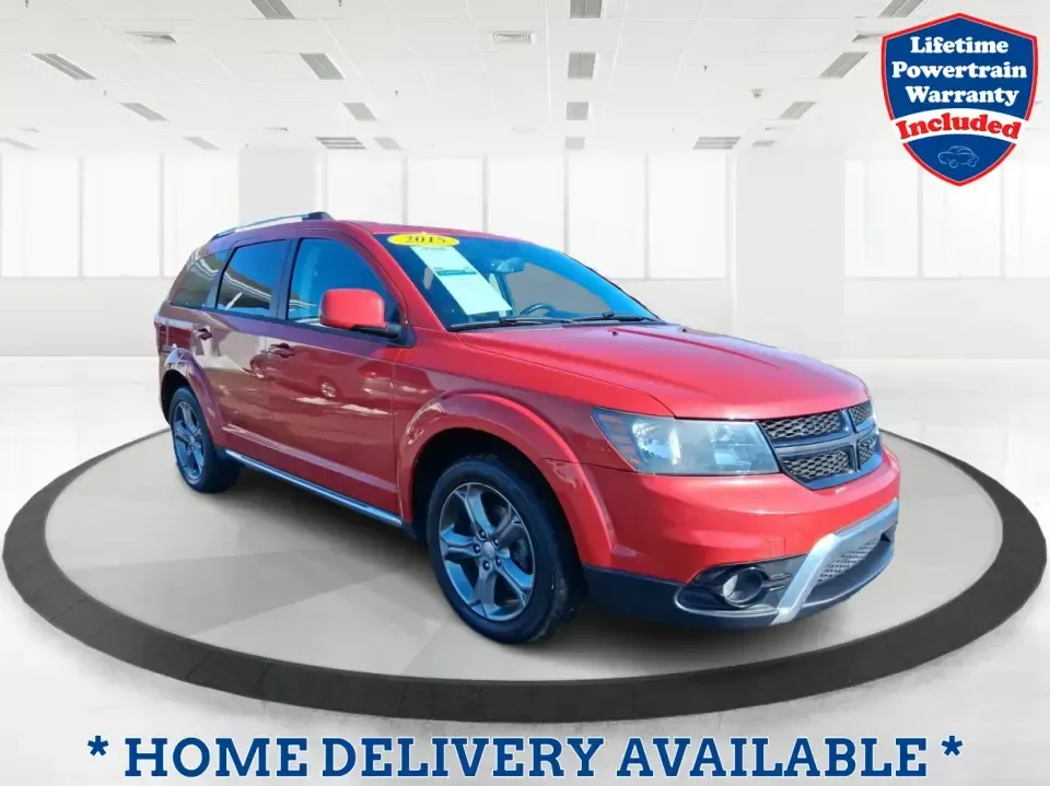 2015 Dodge Journey Crossroad FWD (3C4PDCGB5FT) with an 2.4L L4 DOHC 16V engine, 4-Speed Automatic transmission, located at 401 Woodman Dr, Riverside, OH, 45431, (937) 908-9800, 39.760899, -84.123421 - Pack up the kids, cue up the playlist, and point your next adventure toward I75-this 2015 Dodge Journey Crossroad FWD is the kind of SUV that makes everyday life in Troy easier, whether you're tackling school drop-offs, long commutes, or weekend trips to Dayton. With three-row practicality in a spor - Photo#0