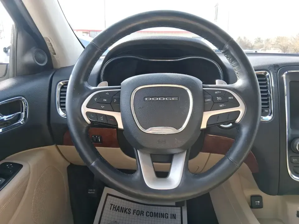 2015 Dodge Durango Limited (1C4RDJDG8FC) with an 3.6L V6 DOHC 24V engine, 8-Speed Automatic transmission, located at 1951 S Dayton Lakeview Rd., New Carlisle, OH, 45344, (937) 908-9800, 39.890999, -84.050255 - Pack up the kids, load the cooler, and point the nose toward a weekend getaway-this 2015 Dodge Durango Limited is the kind of SUV that makes everyday life in West Central Ohio easier, from school drop-offs to road trips and everything in between. With confident 4WD/AWD capability, three-row flexibil - Photo#16