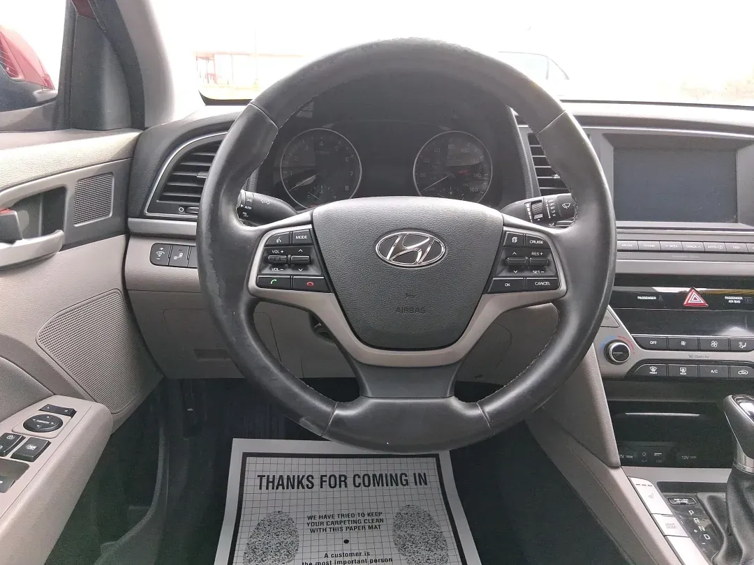 2017 Hyundai Elantra SE (KMHD84LF5HU) with an Nu 2L I-4 DOHC engine, 6A transmission, located at 1099 N County Rd 25A, Troy, OH, 45373, (937) 908-9800, 40.057079, -84.212883 - Planning a reliable daily commute from Troy to Dayton, a fuel-friendly run to the Miami Valley Centre Mall, or an easy weekend escape up I75? This 2017 Hyundai Elantra SE in eye-catching Scarlet Red Pearl is the kind of practical sedan that fits real life-comfortable for long drives, small enough fo - Photo#15