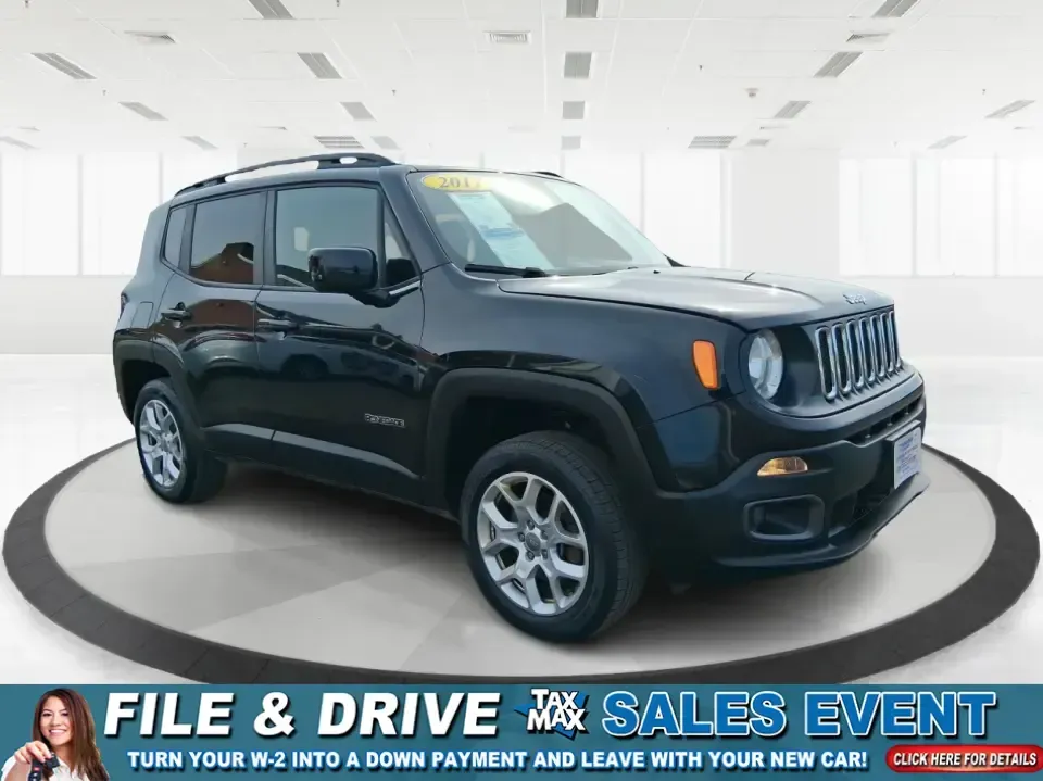 2017 Jeep Renegade Latitude 4x4 (ZACCJBBB3HP) with an 2.4L L4 DOHC 16V engine, 6M transmission, located at 1099 N County Rd 25A, Troy, OH, 45373, (937) 908-9800, 40.057079, -84.212883 - Weekend adventures don't have to wait for perfect credit. If you want a compact SUV that's easy to park for daily errands, confident in Ohio weather, and ready for a quick getaway to Indian Lake or a scenic drive through Miami County backroads, this **2017 Jeep Renegade Latitude 4x4** is built for r - Photo#0