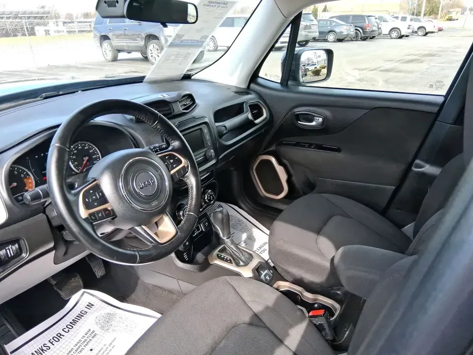2017 Jeep Renegade Latitude 4x4 (ZACCJBBB3HP) with an 2.4L L4 DOHC 16V engine, 6M transmission, located at 401 Woodman Dr, Riverside, OH, 45431, (937) 908-9800, 39.760899, -84.123421 - Ready for the kind of week that starts with a smooth commute and ends with a spontaneous road trip? This 2017 Jeep Renegade Latitude 4WD is built for real life in Riverside, OH-whether you're navigating morning traffic toward Wright-Patterson AFB, packing up for a day at Eastwood MetroPark, or takin- Photo#9