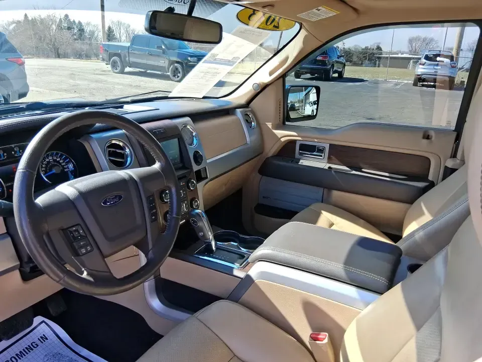 2013 Ford F-150 LARIAT (1FTFX1ETXDF) with an 3.5L V6 TURBO engine, 6-Speed Automatic transmission, located at 1099 N County Rd 25A, Troy, OH, 45373, (937) 908-9800, 40.057079, -84.212883 - Need one truck that can handle the weekday grind, the Saturday hardware-store run, and a spur-of-the-moment road trip up I-75? This 2013 Ford F-150 LARIAT 4WD is built for real life in Troy, Ohio-strong enough for towing and hauling, comfortable enough for long commutes, and refined enough to pull u - Photo#9