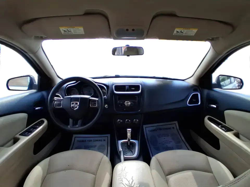 2014 Dodge Avenger SE (1C3CDZAB7EN) with an 2.4L L4 DOHC 16V engine, 4-Speed Automatic transmission, located at 4508 South Dixie Dr, Moraine, OH, 45439, (937) 908-9800, 39.689976, -84.218452 - Need a dependable sedan for the daily commute down I-75, quick school drop-offs, or weekend errands around Dayton-without the stress of traditional bank financing? This 2014 Dodge Avenger SE is a practical, comfortable choice for budget-conscious buyers who want a straightforward ride with the right - Photo#21