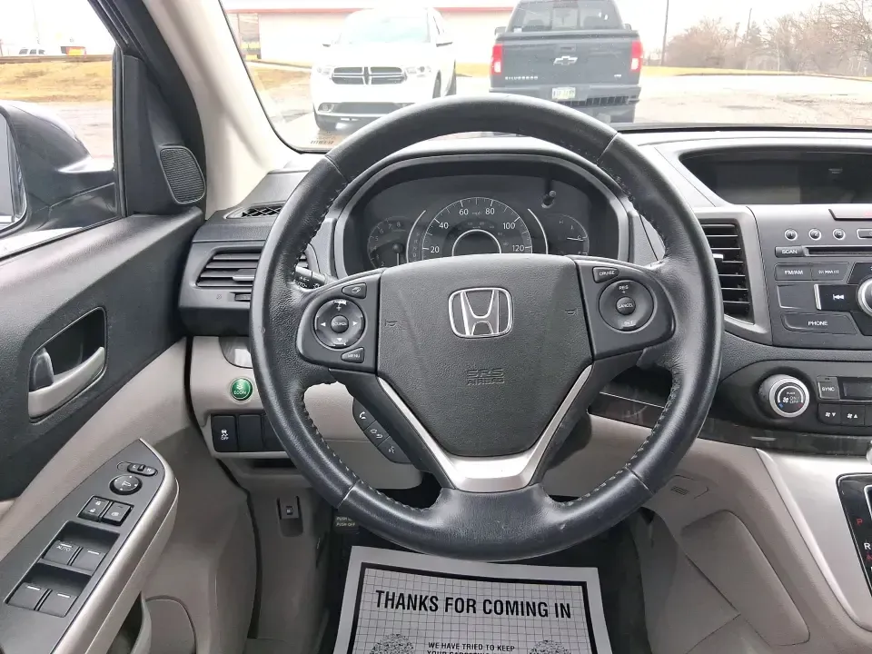 2013 Honda CR-V EX-L (2HKRM4H74DH) with an 2.4L I-4 DOHC engine, 5-Speed Automatic transmission, located at 1184 Kauffman Ave, Fairborn, OH, 45324, (937) 908-9800, 39.807072, -84.030914 - Picture your next weekend: a quick run up I75 for a Dayton Dragons game, a family trip to Treasure Island Park, or a snowy school-morning commute across Troy-without stressing about space, comfort, or traction. This 2013 Honda CRV EXL in Twilight Blue Metallic is the kind of do-it-all SUV that fits - Photo#16