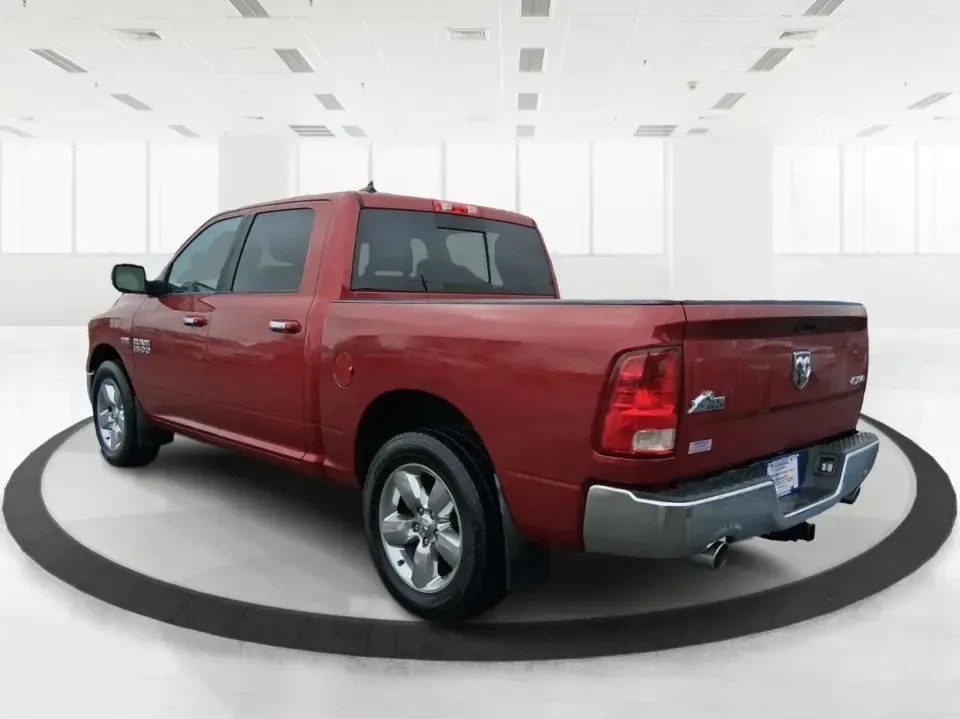 2013 Ram 1500 Big Horn (1C6RR7LT6DS) with an HEMI 5.7L V-8 variable valve control engine, 6-Speed Automatic transmission, located at 880 E. National Road, Vandalia, OH, 45377, (937) 908-9800, 39.891918, -84.183594 - Need a truck that can handle weekday work runs and still feel ready for a spontaneous weekend escape? This Flame Red Clearcoat 2013 Ram 1500 Big Horn Crew Cab is built for real-life Ohio driving-hauling, towing, commuting, and road-tripping with the comfort your passengers will appreciate and the ca - Photo#4