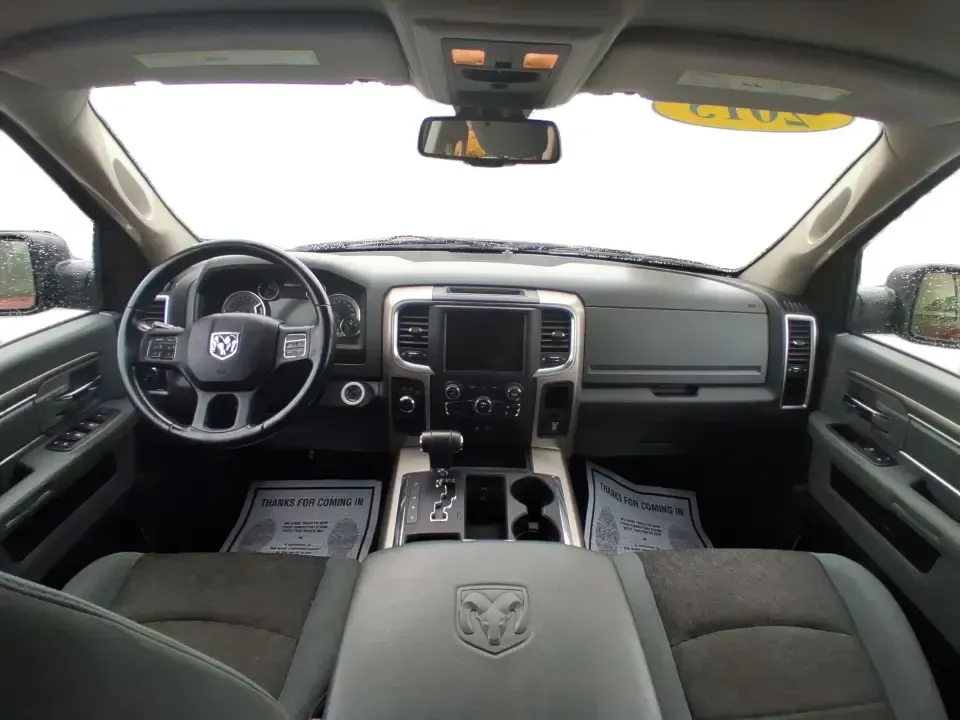 2013 Ram 1500 Big Horn (1C6RR7LT6DS) with an HEMI 5.7L V-8 variable valve control engine, 6-Speed Automatic transmission, located at 880 E. National Road, Vandalia, OH, 45377, (937) 908-9800, 39.891918, -84.183594 - Need a truck that can handle weekday work runs and still feel ready for a spontaneous weekend escape? This Flame Red Clearcoat 2013 Ram 1500 Big Horn Crew Cab is built for real-life Ohio driving-hauling, towing, commuting, and road-tripping with the comfort your passengers will appreciate and the ca - Photo#20