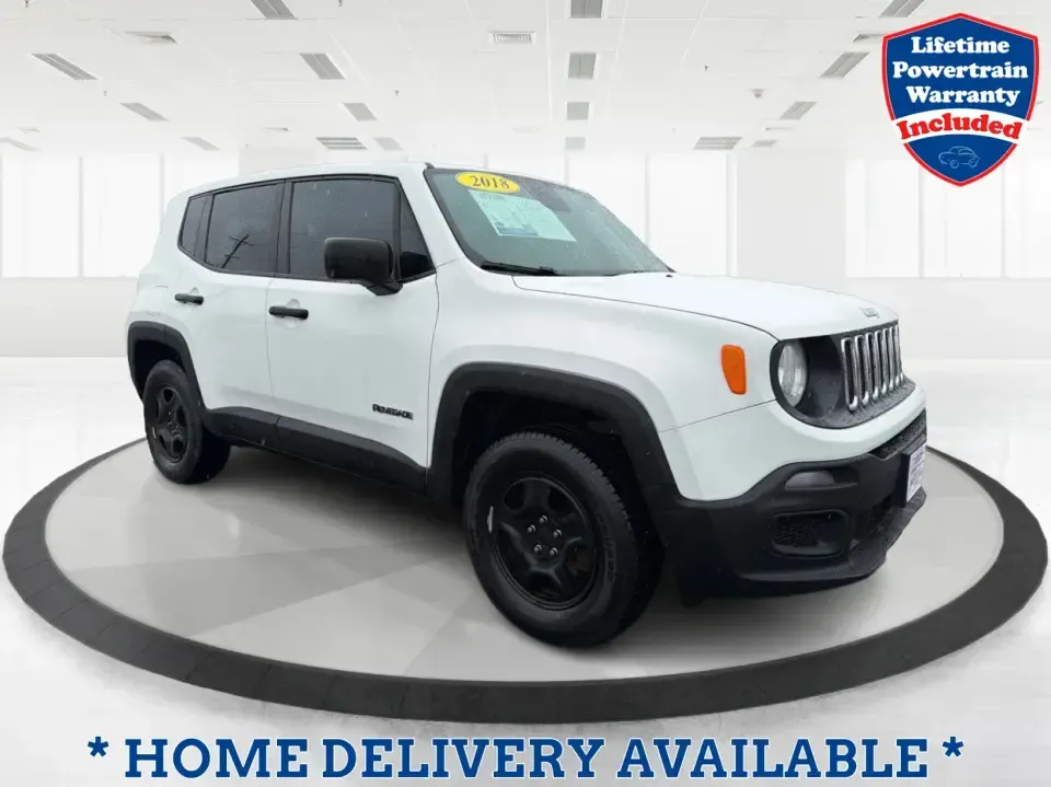 2018 Jeep Renegade Sport 4x4 (ZACCJBAB5JP) with an 2.4L L4 DOHC 16V engine, 6M transmission, located at 880 E. National Road, Vandalia, OH, 45377, (937) 908-9800, 39.891918, -84.183594 - Ready for weekend adventures at Englewood MetroPark, snowy commutes up I75, or a spontaneous road trip down U.S. Route 40? This 2018 Jeep Renegade Sport 4x4 is the kind of compact SUV that fits real life in Vandalia, OH-easy to park around town, confident when the weather turns, and versatile enough - Photo#0