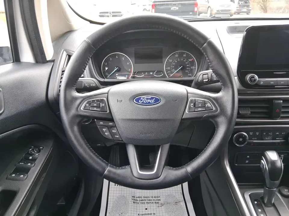 2019 Ford EcoSport SE (MAJ6S3GL7KC) with an 2L I-4 gasoline direct injection engine, 6A transmission, located at 1951 S Dayton Lakeview Rd., New Carlisle, OH, 45344, (937) 908-9800, 39.890999, -84.050255 - Weekend getaways to Caesar Creek, daily commutes down US35, and quick errands around Greene County feel easier in a compact SUV that's sized for real life. This **2019 Ford EcoSport SE** is the kind of do-it-all crossover that fits tight parking spots in downtown Xenia, still has room for groceries - Photo#15