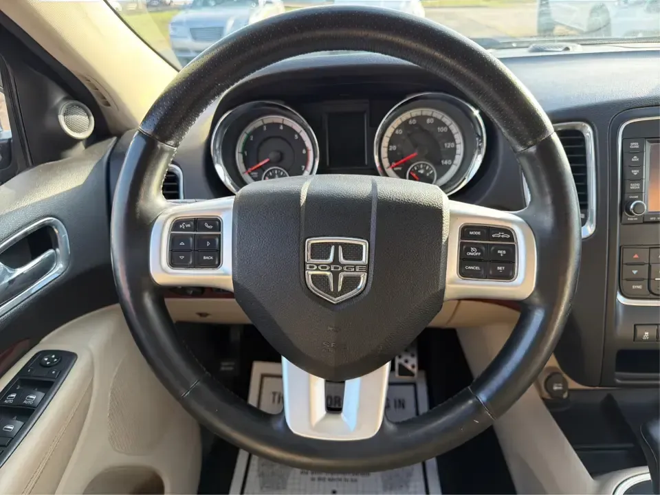 2013 Dodge Durango Citadel (1C4SDJET6DC) with an 5.7L V8 OHV 16V engine, 5-Speed Automatic transmission, located at 8750 N County Rd 25A, Piqua, OH, 45356, (937) 908-9800, 40.164391, -84.232513 - Need one SUV that can handle school drop-offs, I-75 commutes, and a loaded-up weekend trip to Indian Lake or a tailgate in Dayton-without giving up comfort or capability? This 2013 Dodge Durango Citadel in True Blue Pearlcoat is built for real-life Ohio driving, with confident 4WD/AWD traction, V8 p - Photo#16