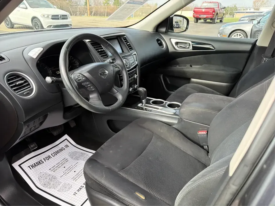 2015 Nissan Pathfinder SV (5N1AR2MN5FC) with an 3.5L V-6 DOHC engine, Continuously Variable Transmission transmission, located at 880 E. National Road, Vandalia, OH, 45377, (937) 908-9800, 39.891918, -84.183594 - Pack the family, load up the gear, and head out for a weekend at Englewood MetroPark or an easy road trip down I70-this 2015 Nissan Pathfinder SV is built for real-life Ohio driving, from school drop-offs to errands along E. National Road. With three-row flexibility and SUV practicality, it's a smar - Photo#9