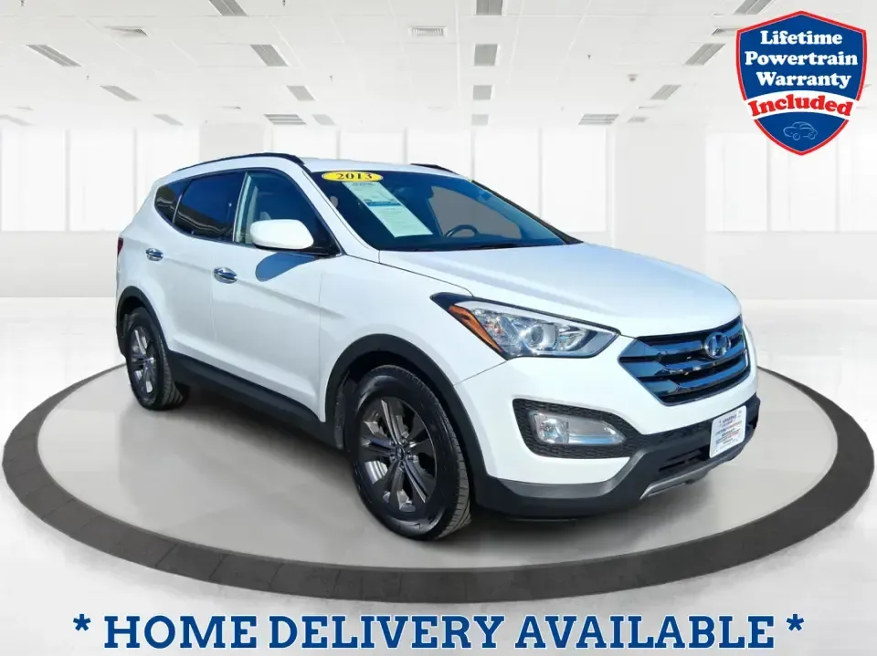2013 Hyundai Santa Fe Sport (5XYZU3LB7DG) with an Theta II 2.4L I-4 gasoline direct injection engine, 6-Speed Automatic transmission, located at 1951 S Dayton Lakeview Rd., New Carlisle, OH, 45344, (937) 908-9800, 39.890999, -84.050255 - Need one SUV that can handle school drop-offs, I75 commutes, and a weekend escape to Taylorsville MetroPark without draining your budget? This 2013 Hyundai Santa Fe Sport is a smart, road-trip-ready crossover that blends everyday practicality with comfort features you'll appreciate on longer drives - Photo#0