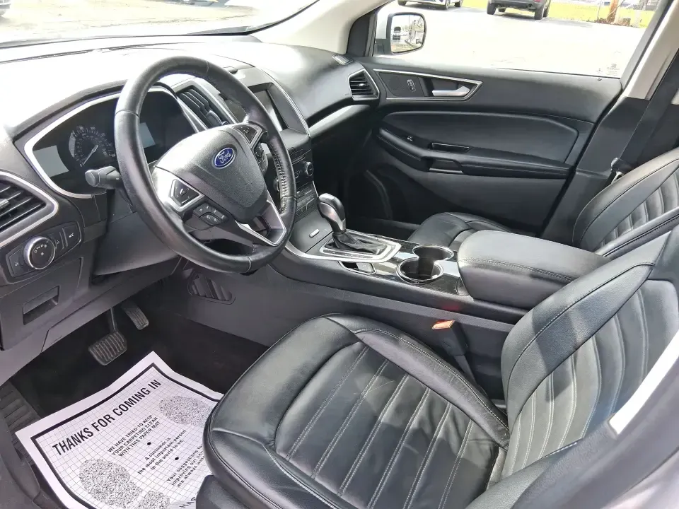 2016 Ford Edge SEL (2FMPK4J88GB) with an 3.5L V6 DOHC 24V engine, 6A transmission, located at 1230 East Main St, Xenia, OH, 45385, (937) 908-9800, 39.688026, -83.910172 - Need one SUV that can handle school drop-offs, long commutes to Dayton, and spontaneous weekend getaways without feeling like a chore? This **2016 Ford Edge SEL** is built for real-life driving in and around **Xenia, Ohio**-with the comfort your family wants, the confidence you need in changing weat - Photo#9