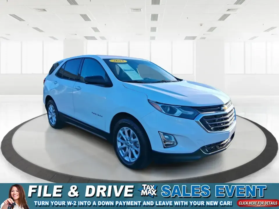 2018 Chevrolet Equinox LS (3GNAXHEV0JS) with an 1.5L I-4 gasoline direct injection engine, 6A transmission, located at 1951 S Dayton Lakeview Rd., New Carlisle, OH, 45344, (937) 908-9800, 39.890999, -84.050255 - Picture your next Ohio weekend: groceries and sports gear loaded up, the kids comfortable in back, and you're cruising from New Carlisle to Dayton or Springfield with a small SUV that's easy to park, confident on I70, and efficient enough for daily commuting. This 2018 Chevrolet Equinox LS is built - Photo#0