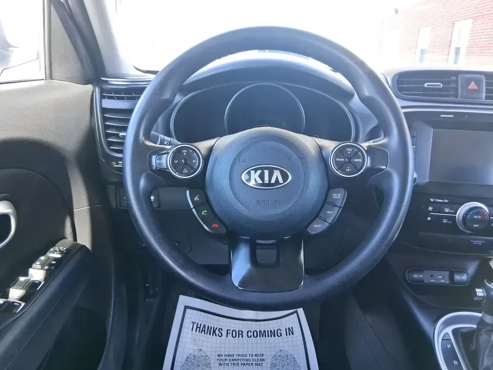2019 Kia Soul Base (KNDJN2A20K7) with an 1.6L L4 DOHC 16V engine, 6M transmission, located at 1230 East Main St, Xenia, OH, 45385, (937) 908-9800, 39.688026, -83.910172 - Need a smart, easy-to-park ride for the daily commute down South Dixie Drive, quick errands near the Dayton Mall, or weekend drives out toward Carillon Historical Park? This 2019 Kia Soul Base in bright White is a practical, city-friendly wagon that fits real life in Moraine, Ohio-roomy enough for g - Photo#16