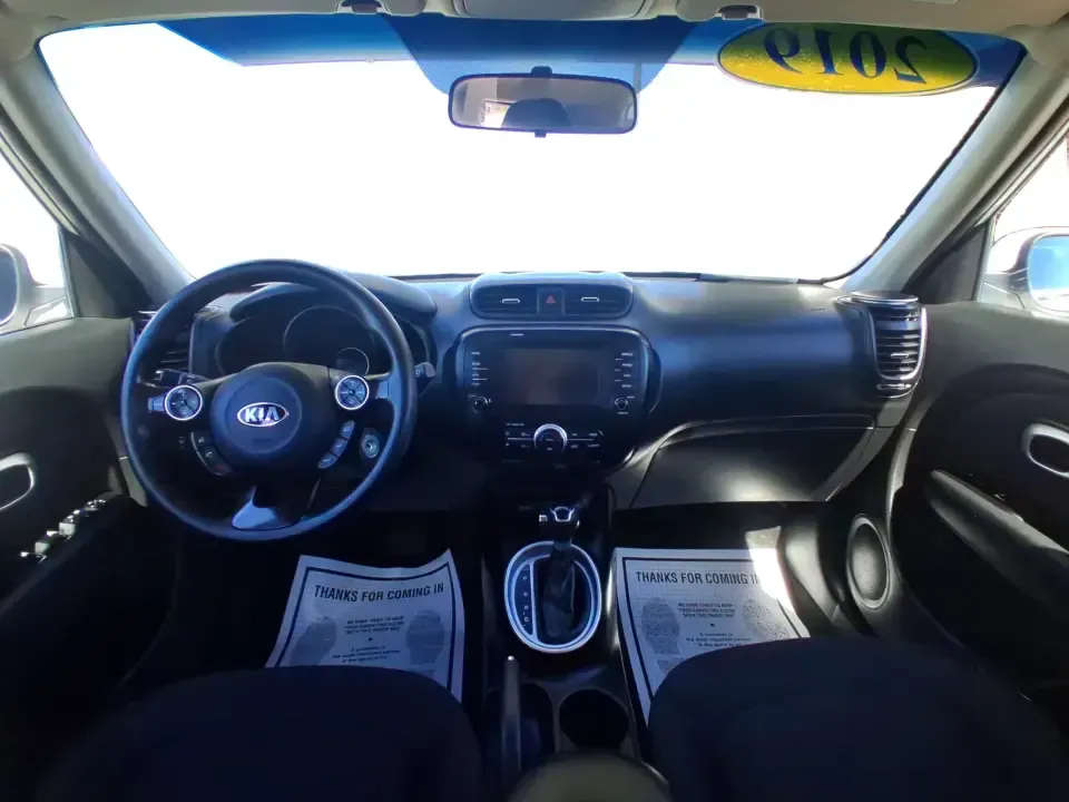 2019 Kia Soul Base (KNDJN2A20K7) with an 1.6L L4 DOHC 16V engine, 6M transmission, located at 1230 East Main St, Xenia, OH, 45385, (937) 908-9800, 39.688026, -83.910172 - Need a smart, easy-to-park ride for the daily commute down South Dixie Drive, quick errands near the Dayton Mall, or weekend drives out toward Carillon Historical Park? This 2019 Kia Soul Base in bright White is a practical, city-friendly wagon that fits real life in Moraine, Ohio-roomy enough for g - Photo#19