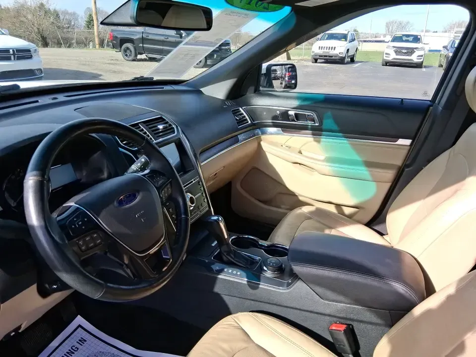 2017 Ford Explorer Limited (1FM5K8F88HG) with an EcoBoost 2.3L I-4 gasoline direct injection engine, 6A transmission, located at 1951 S Dayton Lakeview Rd., New Carlisle, OH, 45344, (937) 908-9800, 39.890999, -84.050255 - Pack up the crew, point the hood toward the next weekend getaway, and let one SUV handle the school run, the grocery haul, and the road trip to Hocking Hills without breaking a sweat. This 2017 Ford Explorer Limited 4WD in White Platinum Metallic Tri-Coat is built for real life in Ohio-comfortable f - Photo#9